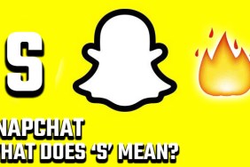 What does 'S' mean on Snapchat?