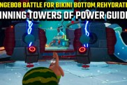 spongebob battle for bikini bottom rehydrated spinning towers of power guide