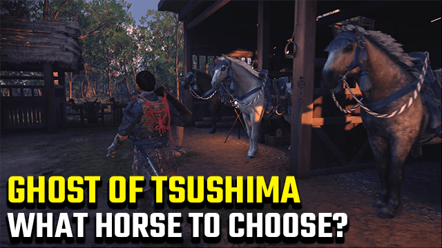 Ghost of Tsushima Choose Horse and Horse Name