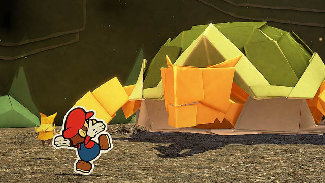 Is Paper Mario: The Origami King multiplayer? turtle boi