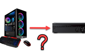 PC to AV receiver Surround sound