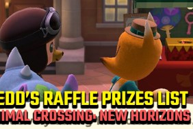REDDS raffle prizes list animal crossing new horizons