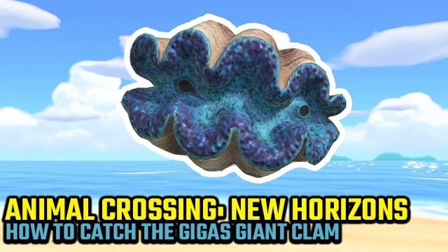 How to catch the gigas giant clam in Animal Crossing: New Horizons