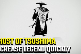 ghost of tsushima Fastest way to increase Legend