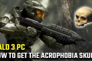 how to get the Acrophobia Skull in Halo 3 PC