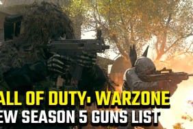 Call of Duty: Warzone Season 5 new guns