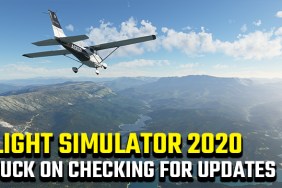 FLight simulator 2020 stuck on checking for updates