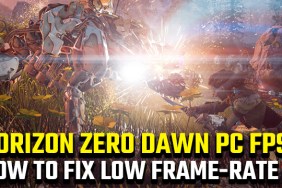 Horizon Zero Dawn PC low frame-rate