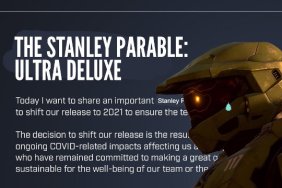 The Stanley Parable: Ultra Deluxe release date delay Master Chief tear