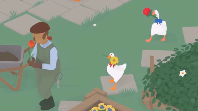 Untitled Goose Game 2-player update flowers