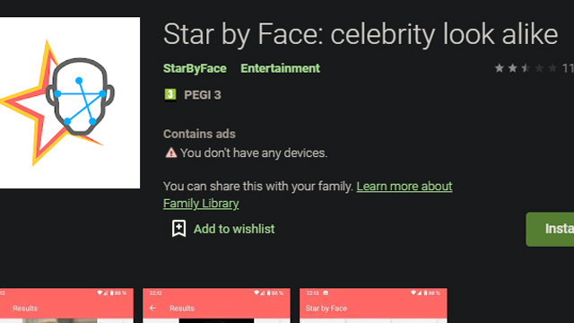 What is the Celebrity Lookalike App