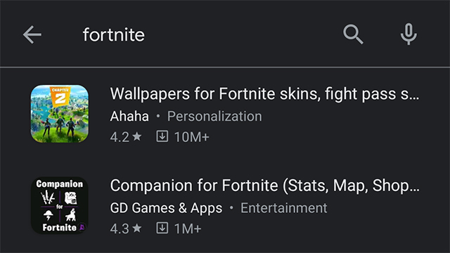 Fortnite has also been pulled off the Google Play Store