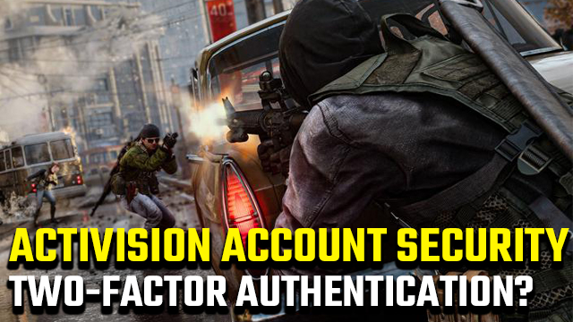 Activision account two-factor authentication