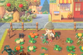 Animal Crossing: New Horizons Halloween update pumpkin farming