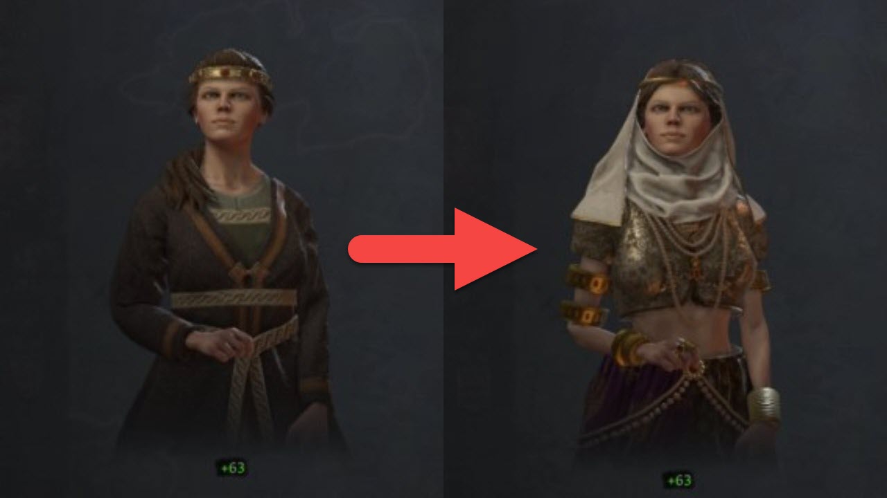 Crusader Kings 3 Female Character Customization