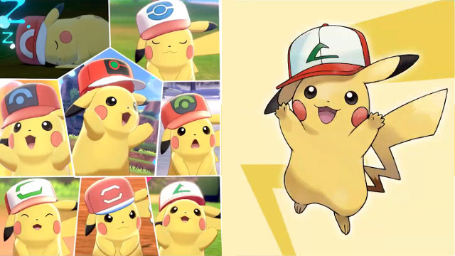 Get Ash's Pikachu Wearing Ash's Caps in Pokémon Sword or Pokémon Shield