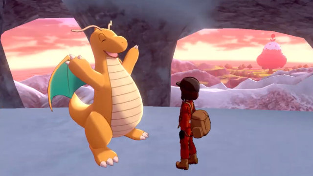 Pokemon Sword and Shield Crown Tundra Expansion Pass Dragonite