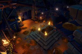Sea of Thieves September update Vaults of the Ancients gold and torches