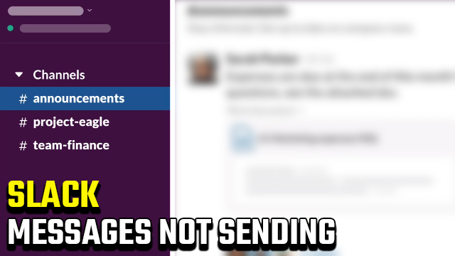 Slack Messages Not Sending