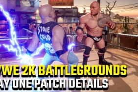 WWE 2k Battlegrounds day one patch details