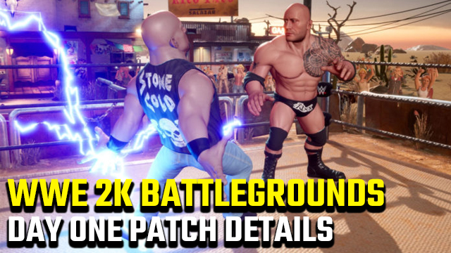 WWE 2k Battlegrounds day one patch details