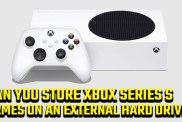 can you store Xbox Series S games on an external hard drive