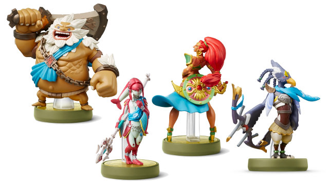 new Hyrule Warriors: Age of Calamity Amiibo four Champions
