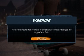 thps 1+2 warning please make sure internet connection epic