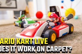 Does Mario Kart Live work on carpet