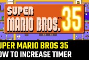 How to increase the timer in Super Mario Bros 35
