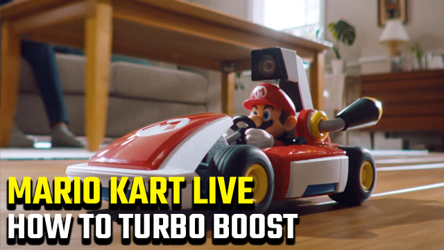 How to turbo boost in Mario Kart Live