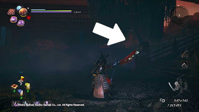 Nioh 2 Darkness in the Capital Kodama Locations | Palace of the Damned