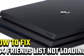 PS4 Friends List Not Loading Fix