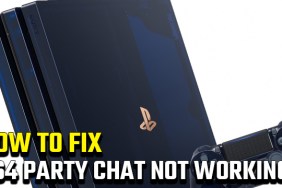 PS4 Party Chat Not Working Fix