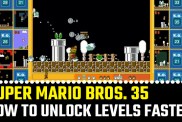 SUPER MARIO bros 35 how to unlock levels faster