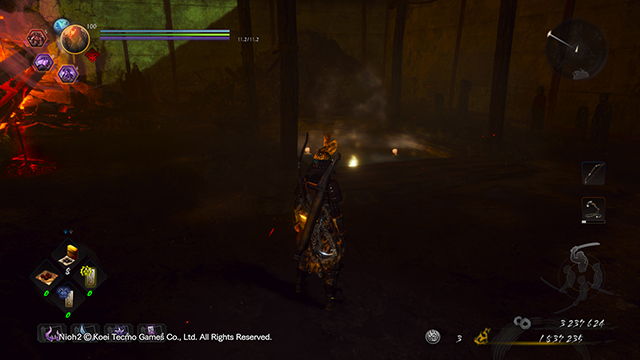 Nioh 2 Darkness in the Capital hot spring locations