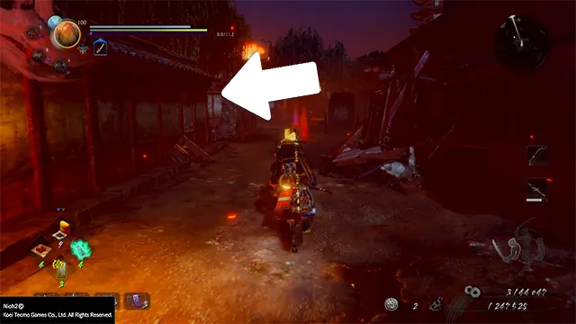 Nioh 2 Darkness in the Capital Kodama locations