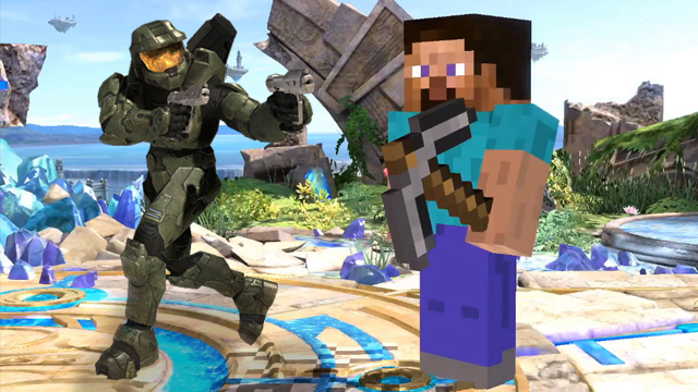 minecraft steve smash ultimate microsoft