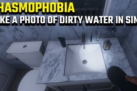 phasmophobia capture photo of dirty water in sink