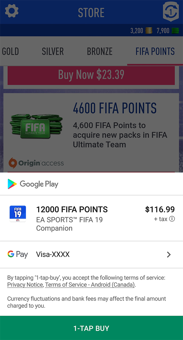 you can buy fifa points on the fifa 22 web app? 