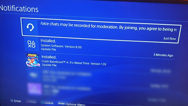 PS4's 8.00 system update messed with parties and fans are annoyed