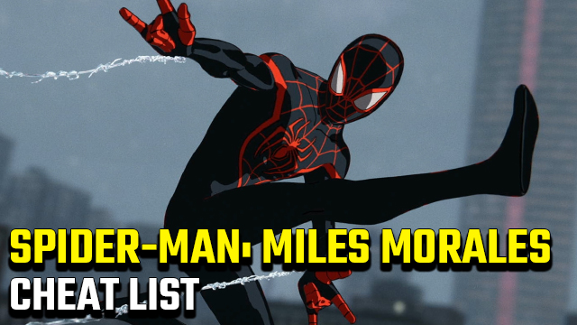 bagværk peddling kaste All Spider-Man: Miles Morales Cheats List - GameRevolution