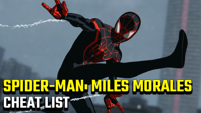 Objector alliance Playful All Spider-Man: Miles Morales Cheats List - GameRevolution