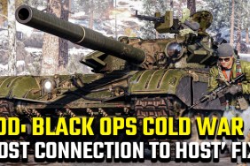 Black Ops Cold War 'Lost connection to host' error