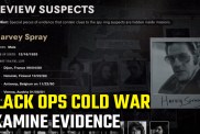 Black Ops Cold War Operation Red Circus Examine Evidence