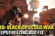 Black Ops Cold War keeps freezing fix