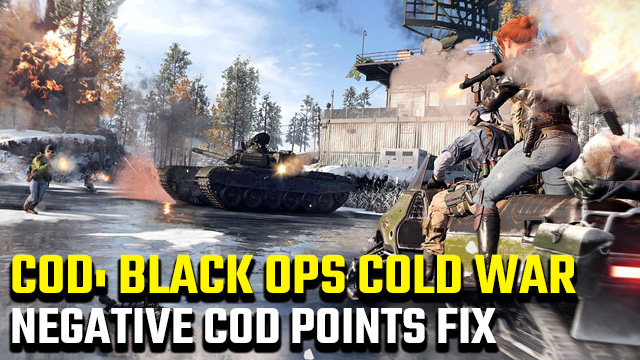 Black Ops Cold War negative CoD Points fix