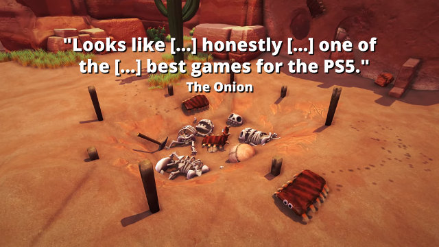Bugsnax Launch Trailer The Onion review quote looks like shit