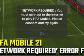 FIFA Mobile 21 Network Required error fix