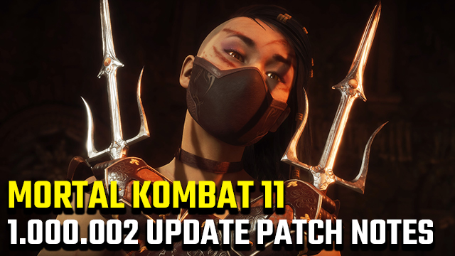 Mortal Kombat 11 1.000.002 Update Patch Notes | Movie skin pack and minor bug fixes